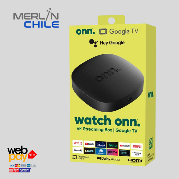 Onn Uhd Streaming 4k 2 Gb Ram Google Tv Color Negro Tipo De Control Remoto Control De Voz