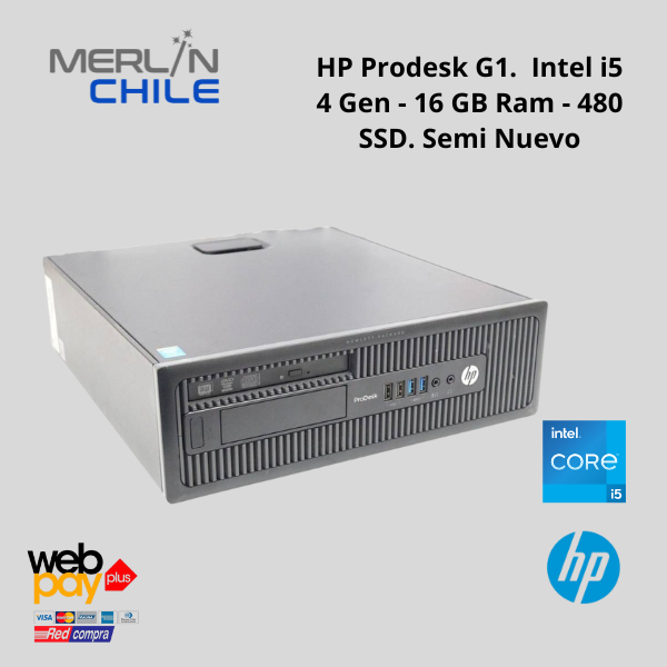 PC HP Prodesk G1. | Intel i5 4ta Gen | 16GB Ram | 480 SSD